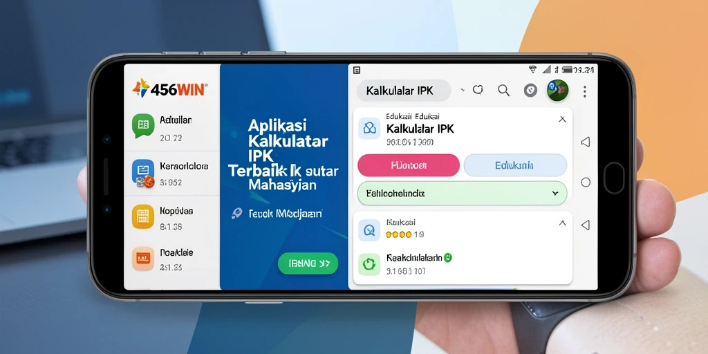 Tampilan antarmuka aplikasi 456WIN untuk Kalkulator IPK yang user-friendly.