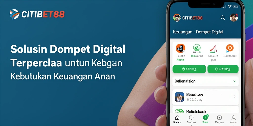 Antarmuka aplikasi CITIBET88 yang sederhana dan efisien.